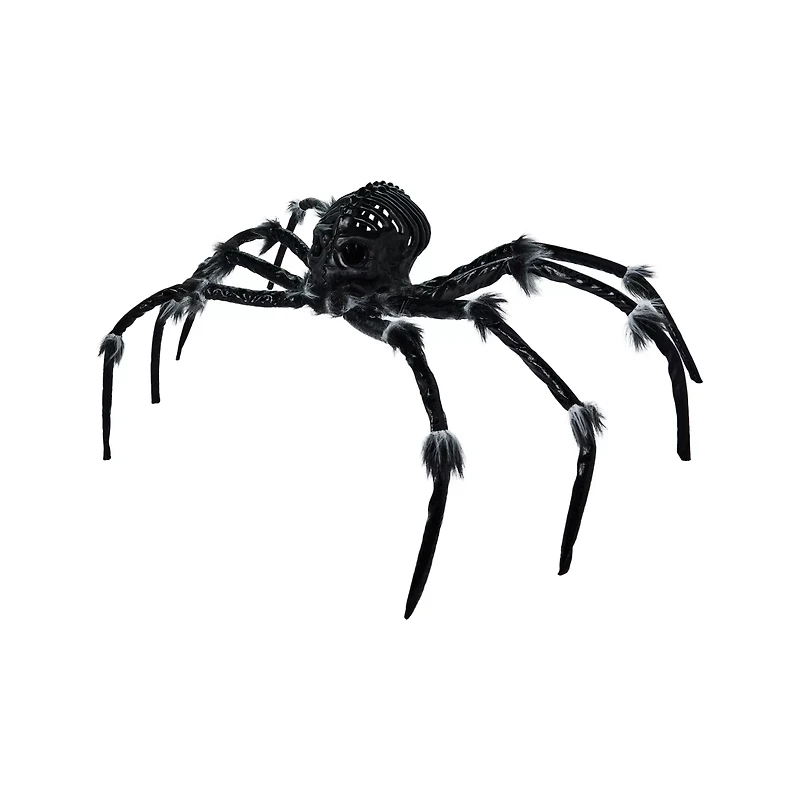 Light-Up Black Skull Spider