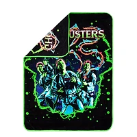Neon Ghostbusters Fleece Blanket