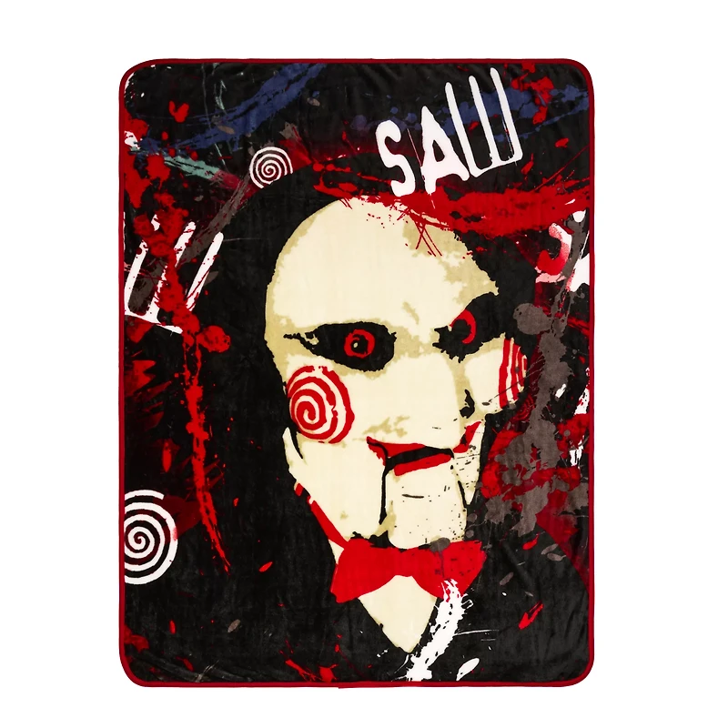 Saw Splatter Fleece Blanket