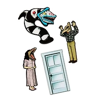 Beetlejuice Removeable Magnets Sign