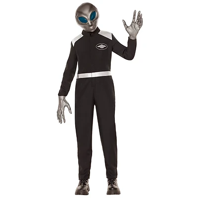 Kids Alien Jumpsuit Costume