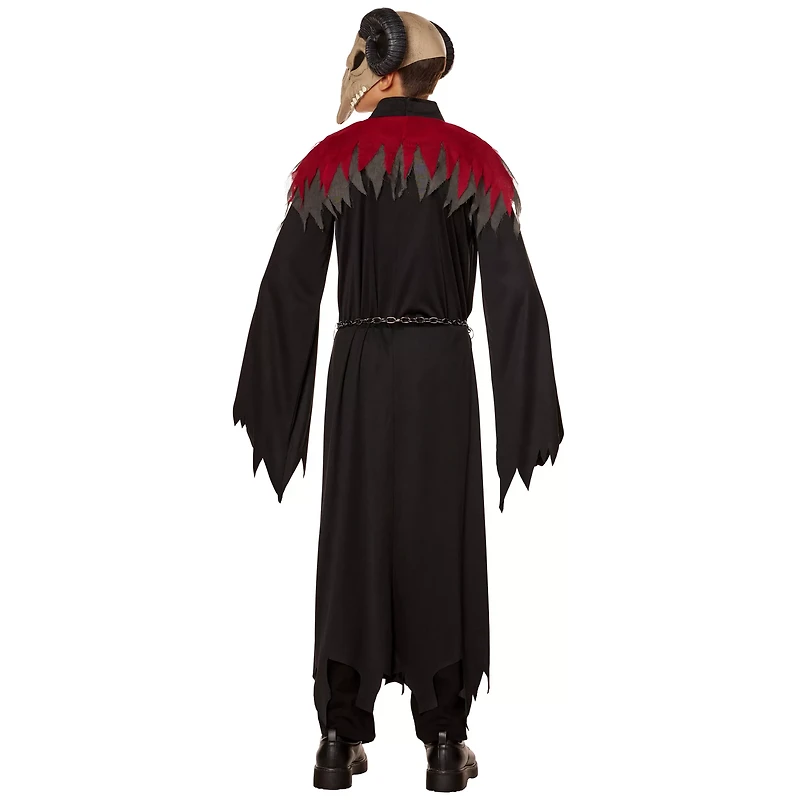 Kids Robed Skull Goat Costume