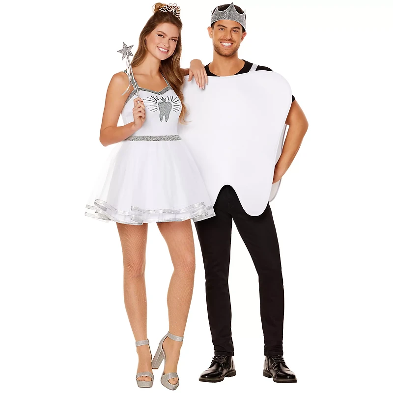 Adult Tooth and Fairy Couples Costumes