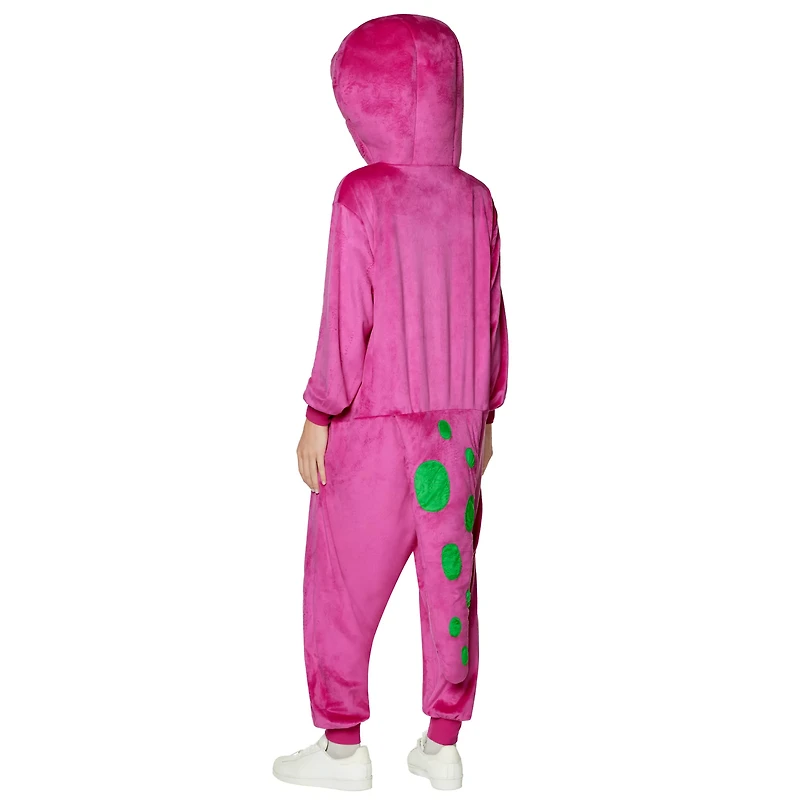Adult Barney Jumpsuit Costume