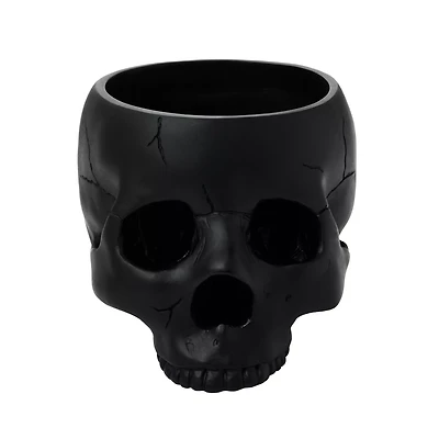 Black Skull Decorative Bowl