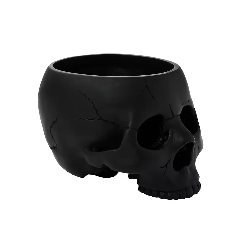 Black Skull Decorative Bowl