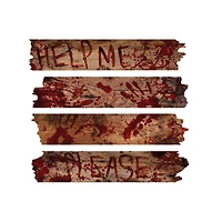 Bloody Phrase Haunted Window Boards