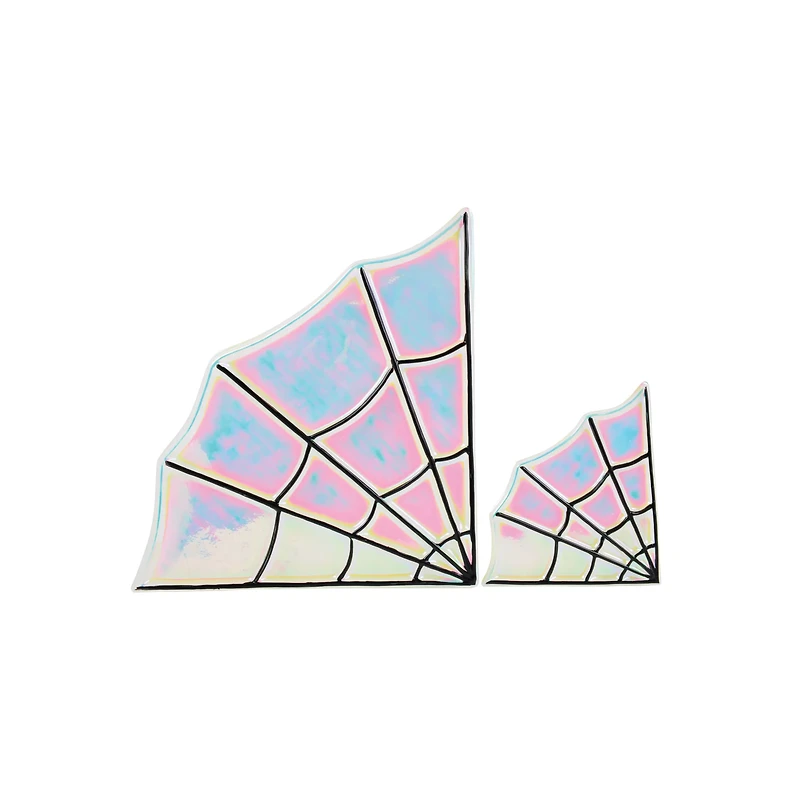 Iridescent Spider Web