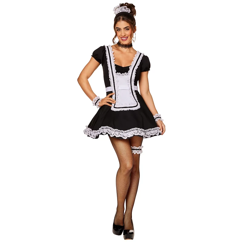 Adult French Maid Dress Costume