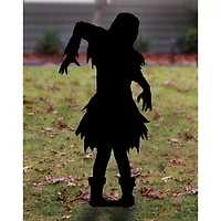 Female Zombie Silhouette Decoration