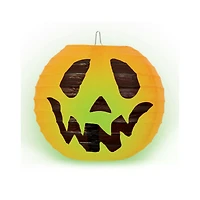 Hanging Scary Light-Up Jack-O-Lantern