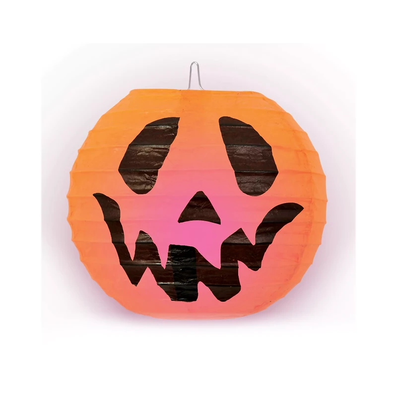 Hanging Scary Light-Up Jack-O-Lantern