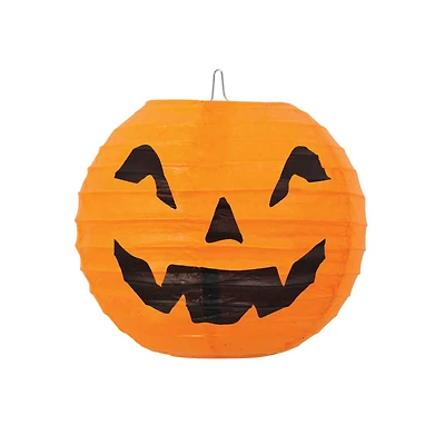 Hanging Happy Light-Up Jack-O-Lantern