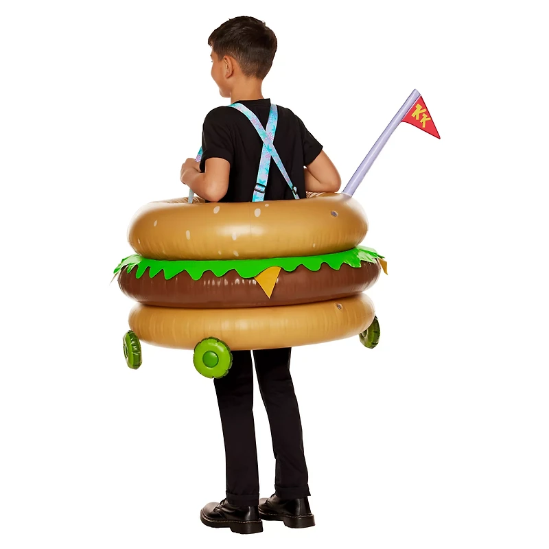 Kids Patty Wagon Ride-Along Inflatable Costume - SpongeBob SquarePants
