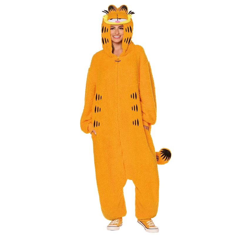 Adult Garfield Jumpsuit Costume