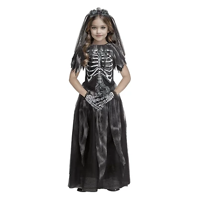 Kids Bone Bride Costume
