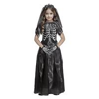 Kids Bone Bride Costume