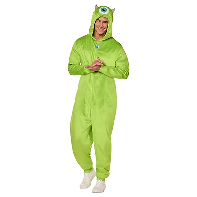 Adult Mike Wazowski Jumpsuit Costume - Monsters Inc.