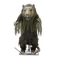 4 Ft 2 In Mutant Sewer Rat Animatronic