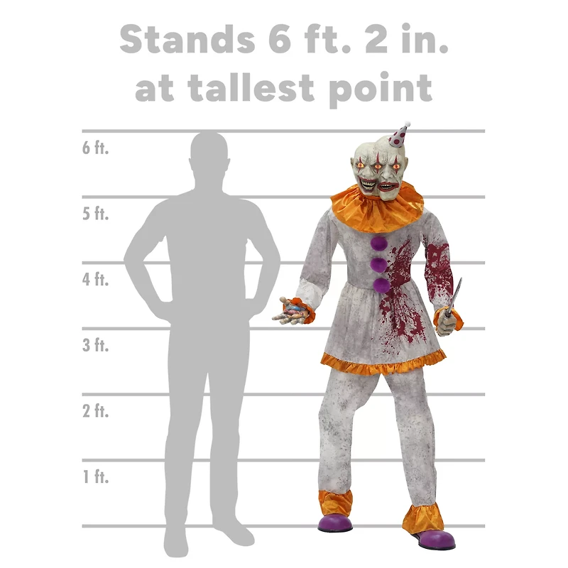 6 Ft 2 In Head Case Harry Animatronic