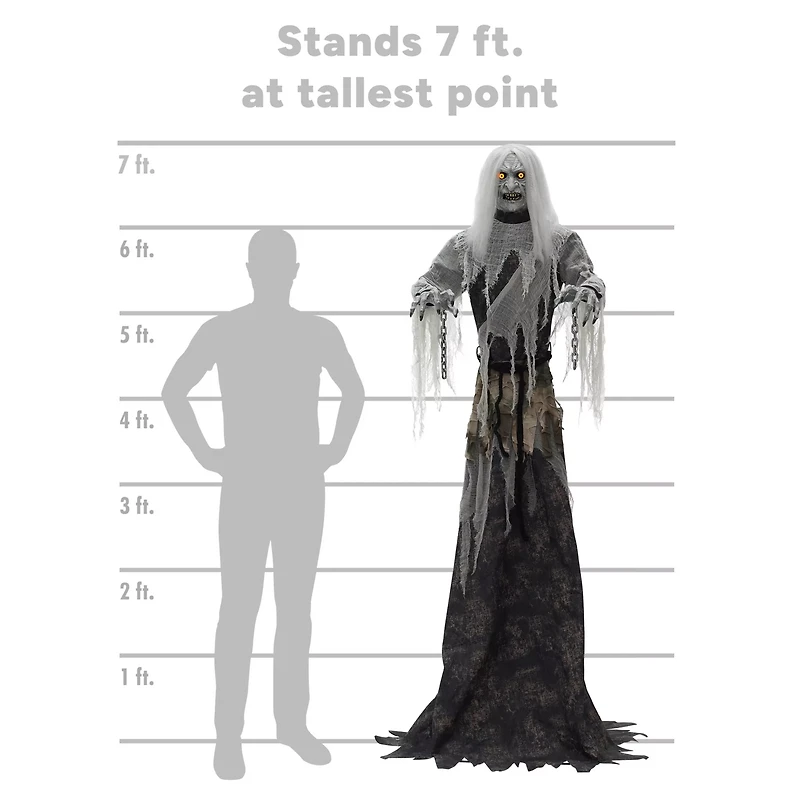 7 Ft Crypt Countess Animatronic