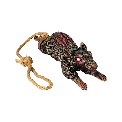 Hanging Zombie Rat Static Prop