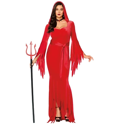 Adult Red Hooded Robe