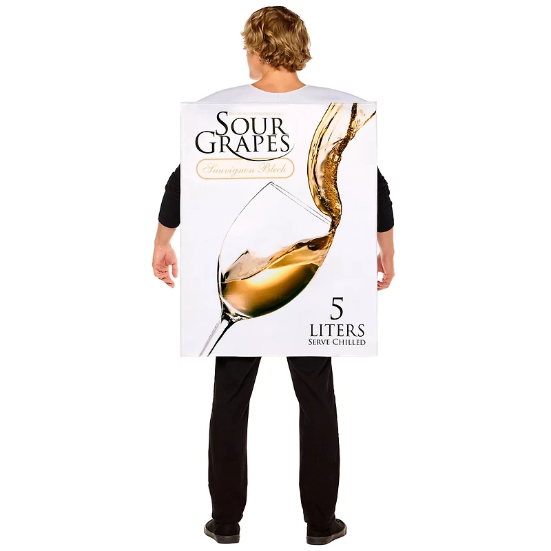Adult Wine Box 3D Costume
