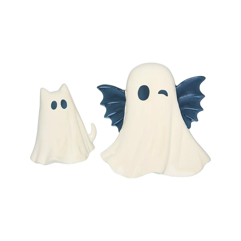 Multi-Pack Bat and Cat Ghost Wall Mounts - 2 Pack