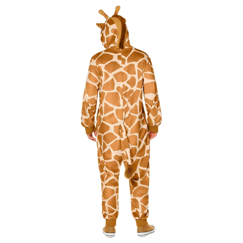 Adult Giraffe Jumpsuit Costume