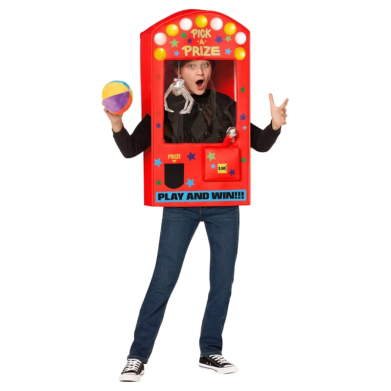 Kids Light-Up Claw Machine 3D Costume