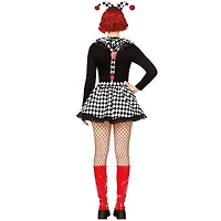 Adult Harlequin Clown Costume
