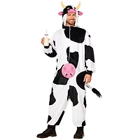 Adult Udderly Awesome Cow Jumpsuit Costume