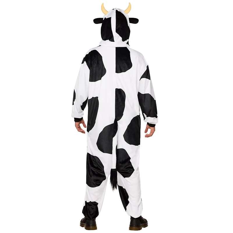 Adult Udderly Awesome Cow Jumpsuit Costume