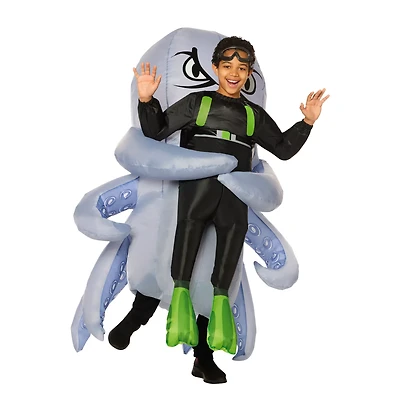 Kids Light Up Octopus Pick Me Inflatable Costume