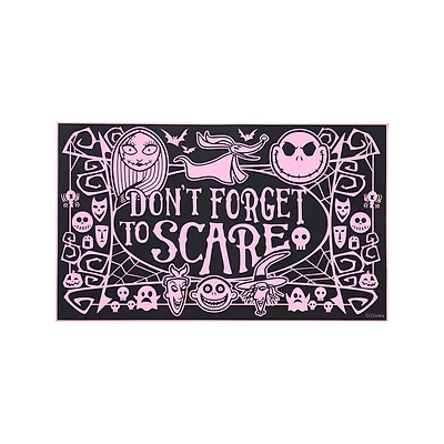 Don't Forget to Scare Doormat - The Nightmare Before Christmas