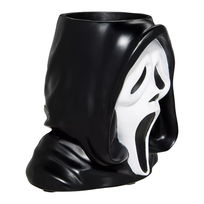 Molded Ghost Face Horror Head