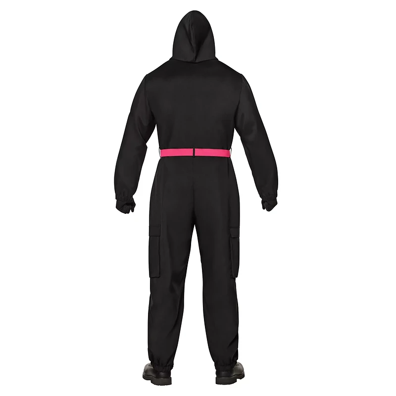 Adult Black Guard Costume - Squid Game