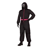 Adult Black Guard Costume - Squid Game