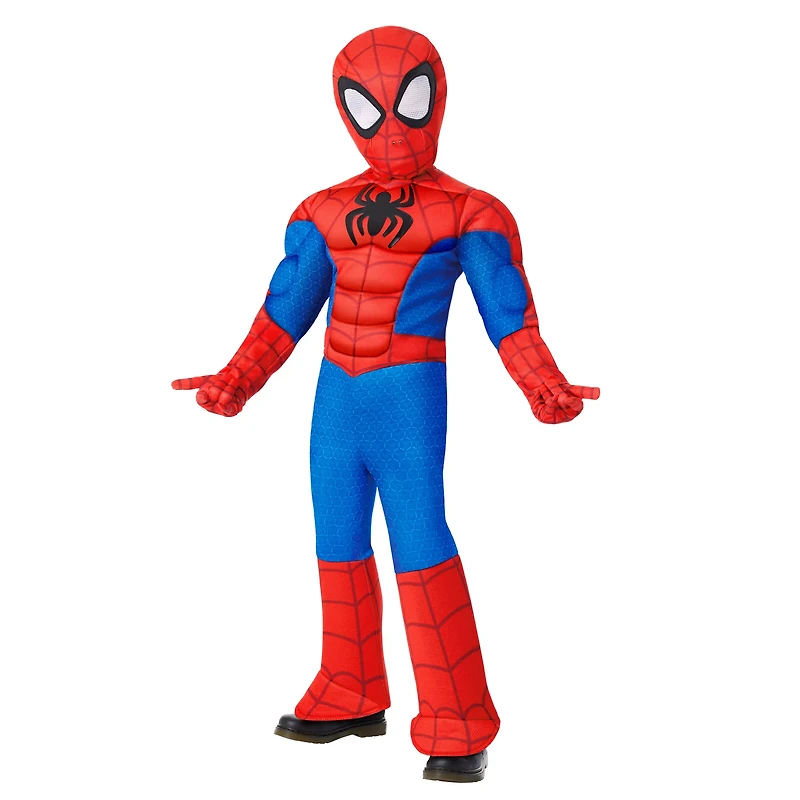 Toddler Spider-Man Muscle Suit Costume - Spidey and His Amazing Friends