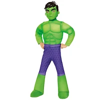 Toddler Hulk Muscle Jumpsuit Costume - Spidey and His Amazing Friends