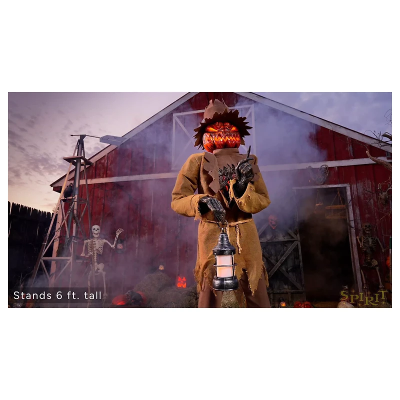 6 Ft 8 In The Lantern Keeper Animatronic