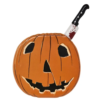 Michael Myers Pumpkin Tin Sign -  Halloween