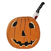 Michael Myers Pumpkin Tin Sign -  Halloween