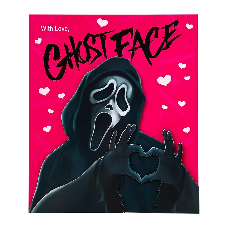Ghost Face With Love Sign