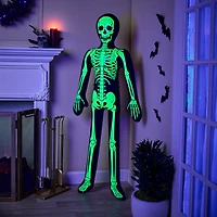 5 Ft Glow in the Dark Inflatable Skeleton