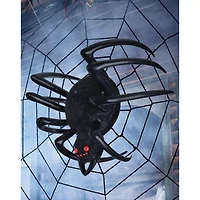 4 Ft Hanging Inflatable Furry Spider