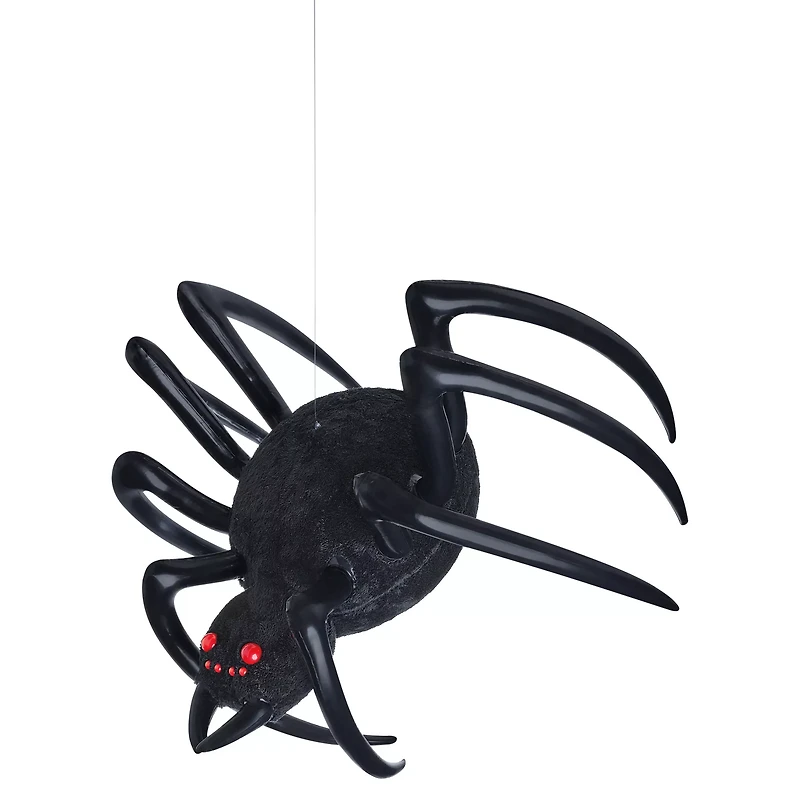 4 Ft Hanging Inflatable Furry Spider