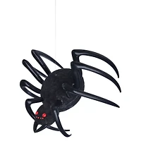 4 Ft Hanging Inflatable Furry Spider