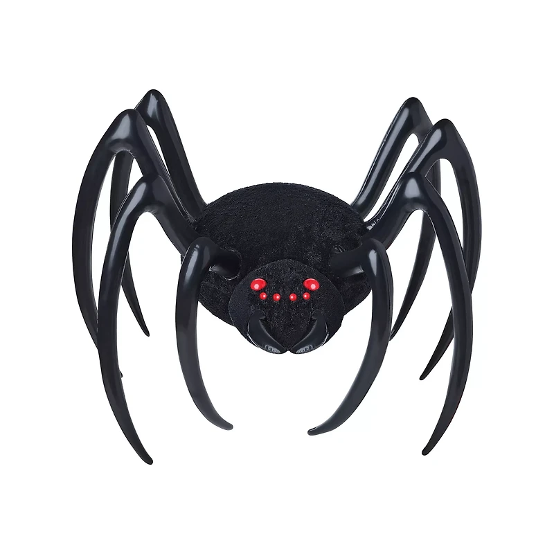 4 Ft Hanging Inflatable Furry Spider
